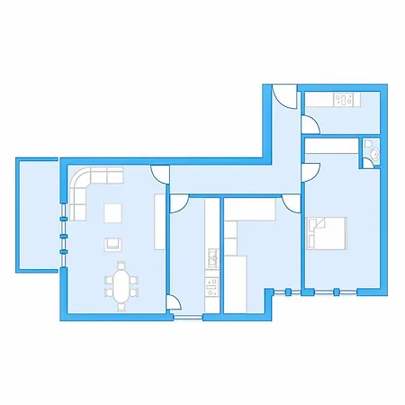 아파트 Allod Park Haus C 301 By Interhome 다보스